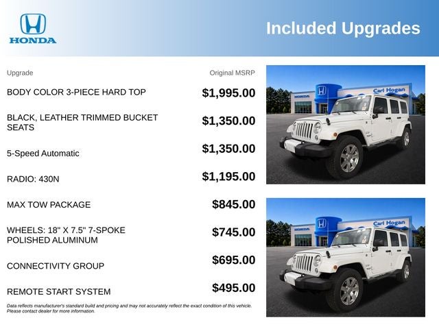 2016 Jeep Wrangler Unlimited Sahara