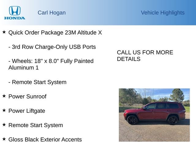 2024 Jeep Grand Cherokee L Altitude X