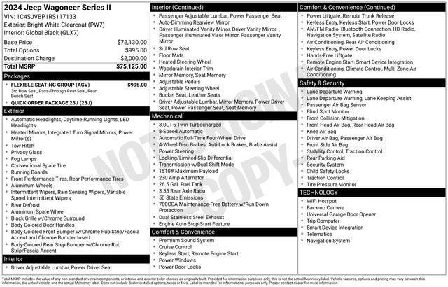 2024 Jeep Wagoneer Series II