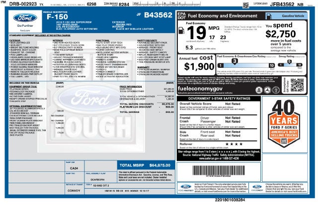 2018 Ford F-150 Platinum