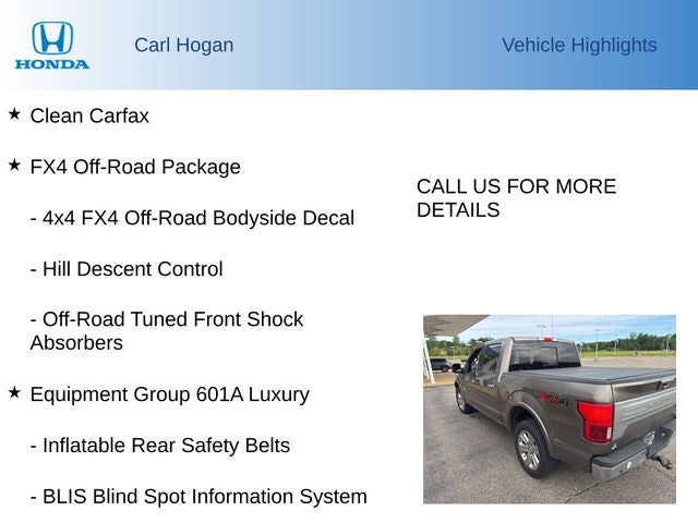 2018 Ford F-150 King Ranch