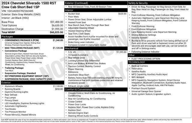 2024 Chevrolet Silverado 1500 RST