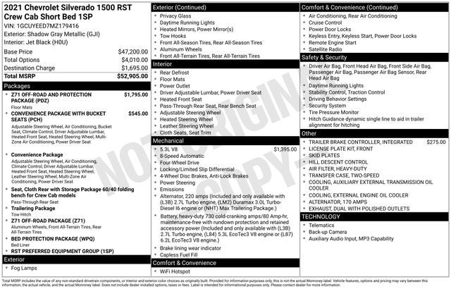 2021 Chevrolet Silverado 1500 RST