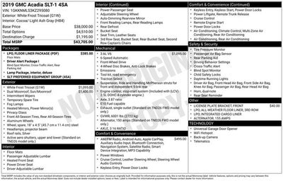 2019 GMC Acadia SLT-1