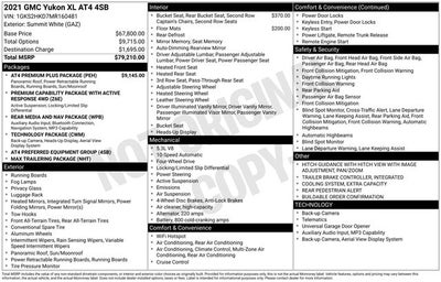 2021 GMC Yukon XL AT4