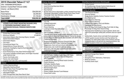 2015 Chevrolet Tahoe LT