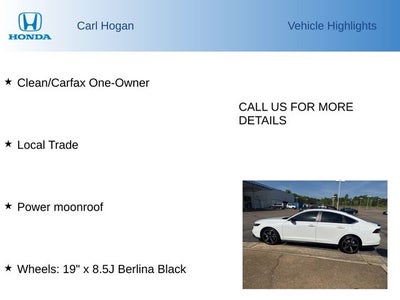 2024 Honda Accord Hybrid Sport