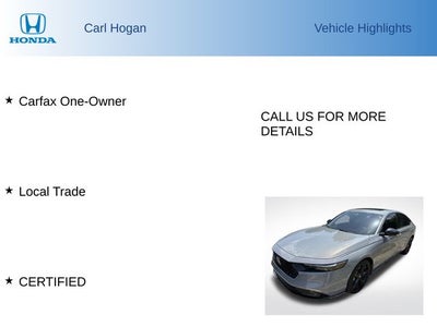 2025 Honda Accord Hybrid Sport-L
