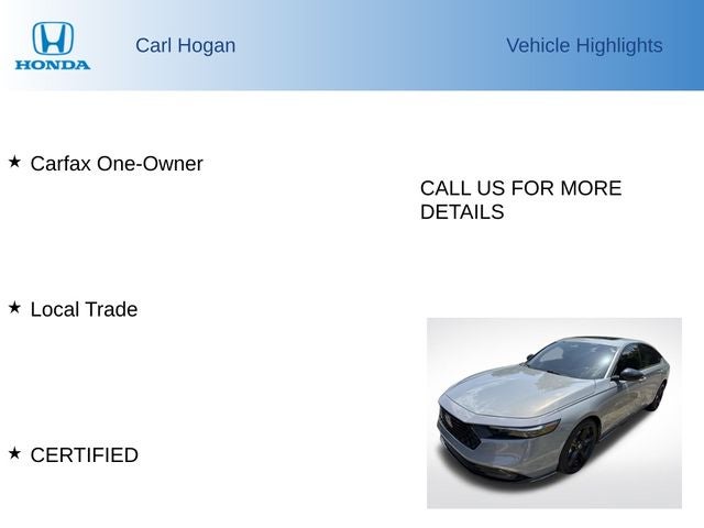 2025 Honda Accord Hybrid Sport-L