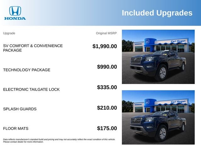 2022 Nissan Frontier SV