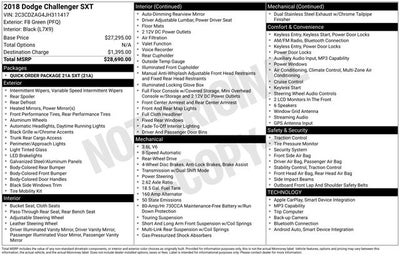 2018 Dodge Challenger SXT