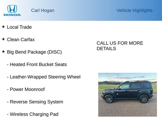 2021 Ford Bronco Sport Big Bend