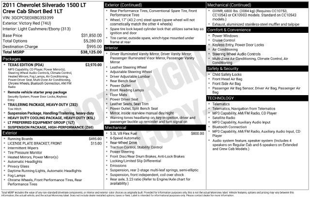 2011 Chevrolet Silverado 1500 LT