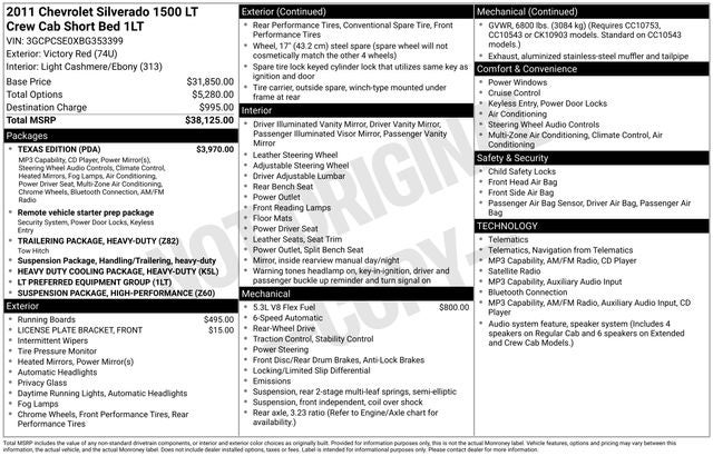 2011 Chevrolet Silverado 1500 LT