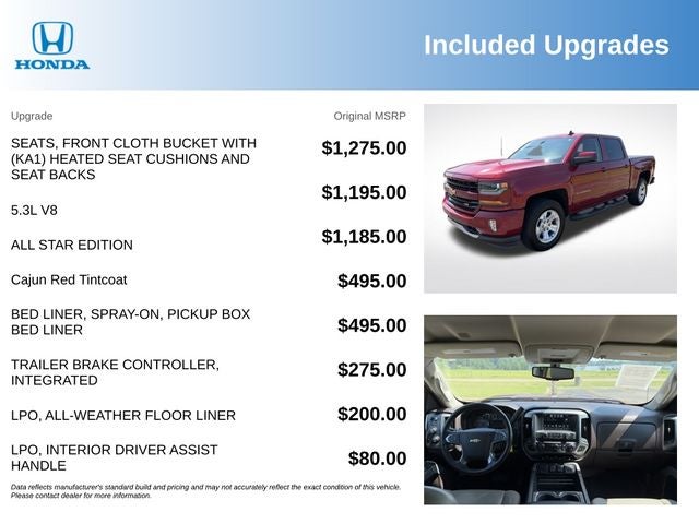 2018 Chevrolet Silverado 1500 LT LT2