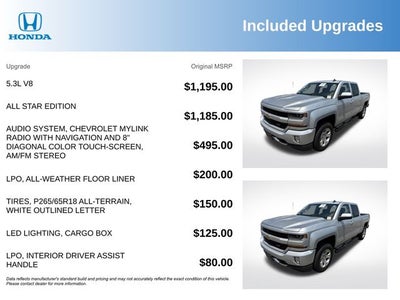 2018 Chevrolet Silverado 1500 LT LT2