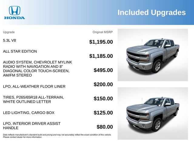 2018 Chevrolet Silverado 1500 LT LT2