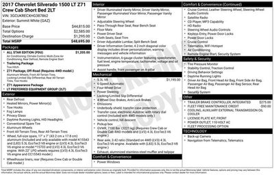 2017 Chevrolet Silverado 1500 LT LT2