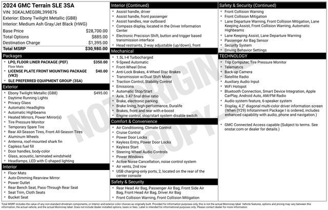 2024 GMC Terrain SLE