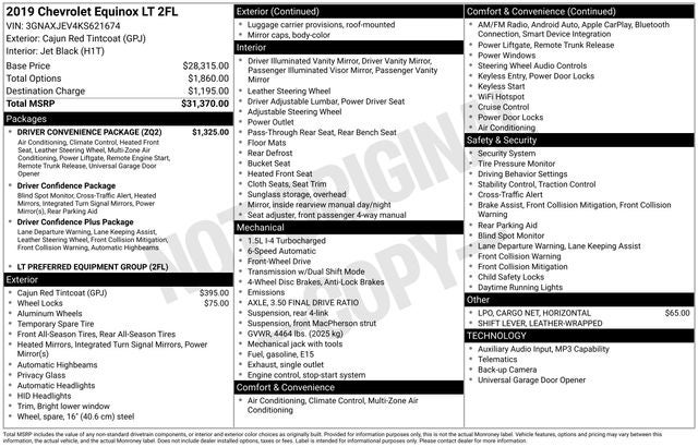 2019 Chevrolet Equinox LT