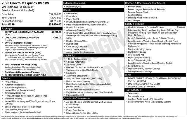 2023 Chevrolet Equinox RS
