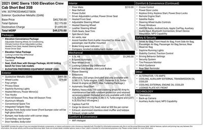 2021 GMC Sierra 1500 Elevation