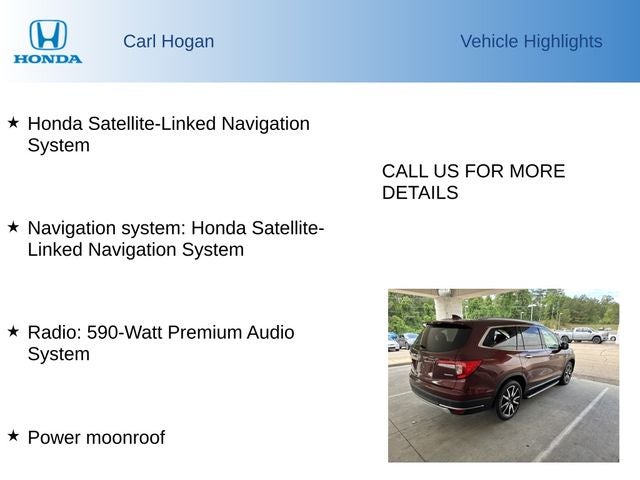 2021 Honda Pilot Touring 7 Passenger