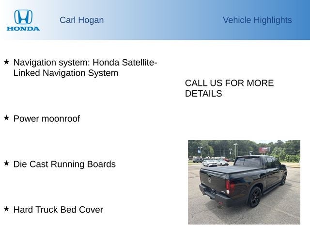 2021 Honda Ridgeline Black Edition