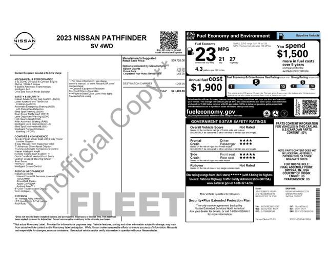 2023 Nissan Pathfinder SV