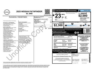 2025 Nissan Pathfinder SL
