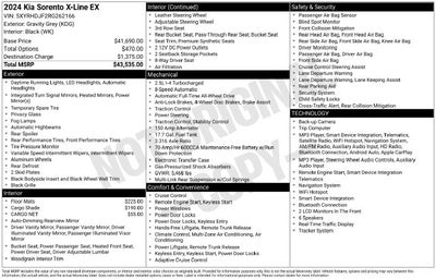 2024 Kia Sorento X-Line EX