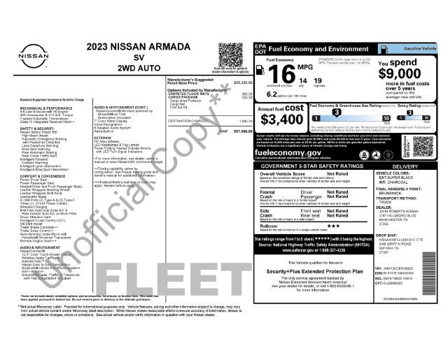 2023 Nissan Armada SV